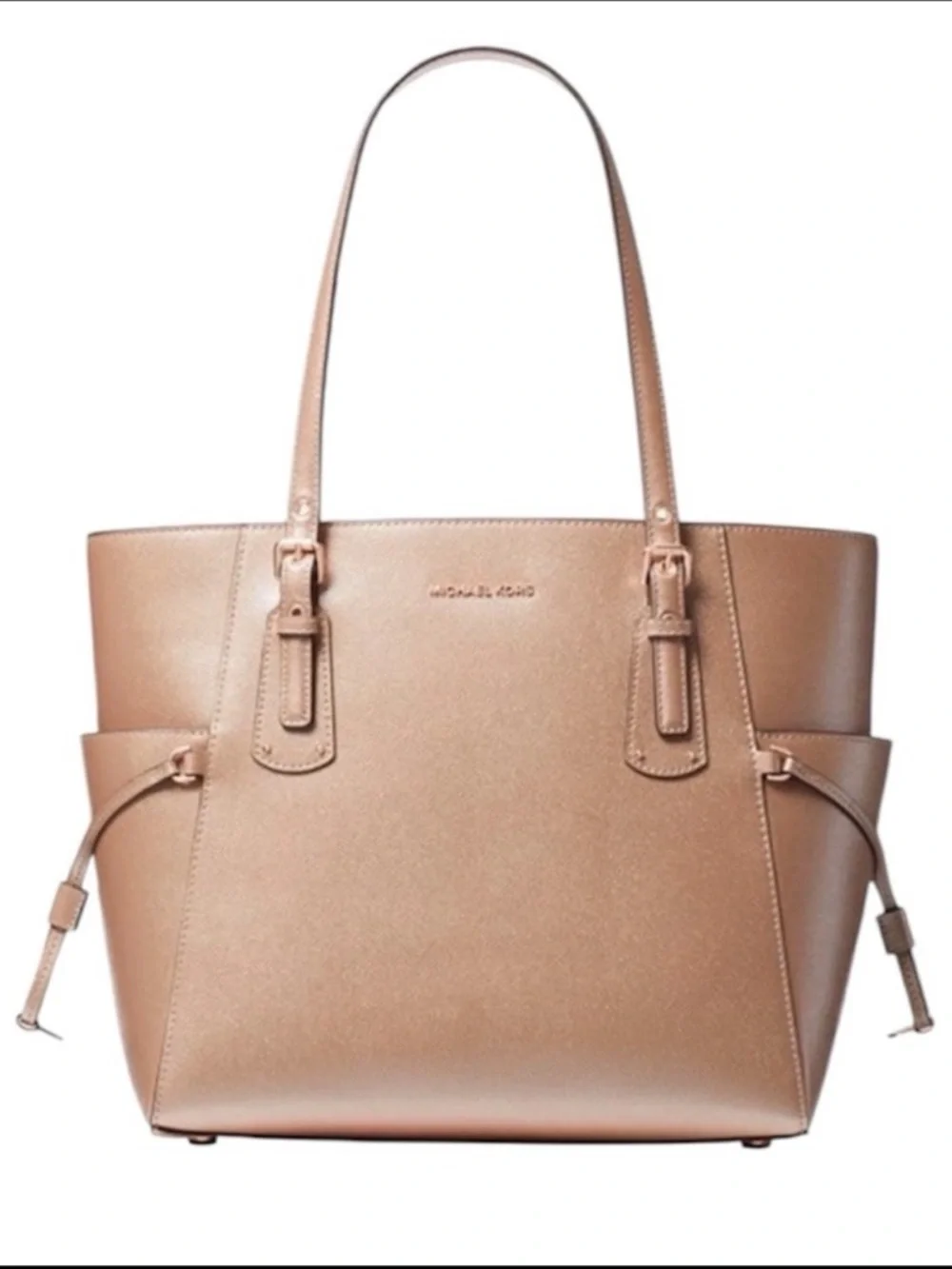 Michael Kors Voyager East West Crossgrain Leather Tote - Picture 14 of 14